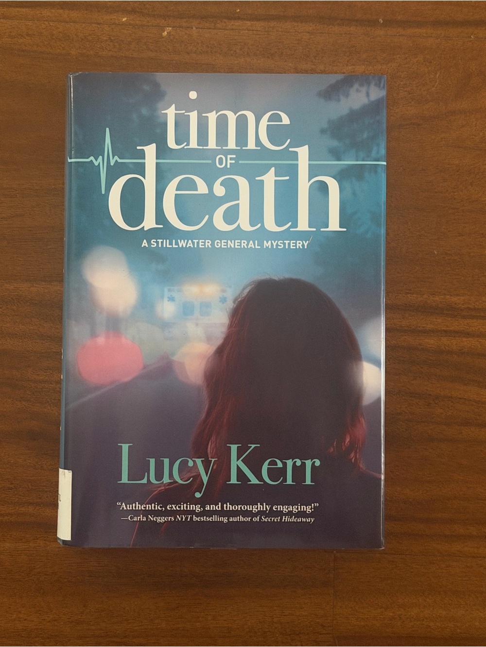 Lucy Kerr Time of Death - Blue Hardcover Mystery